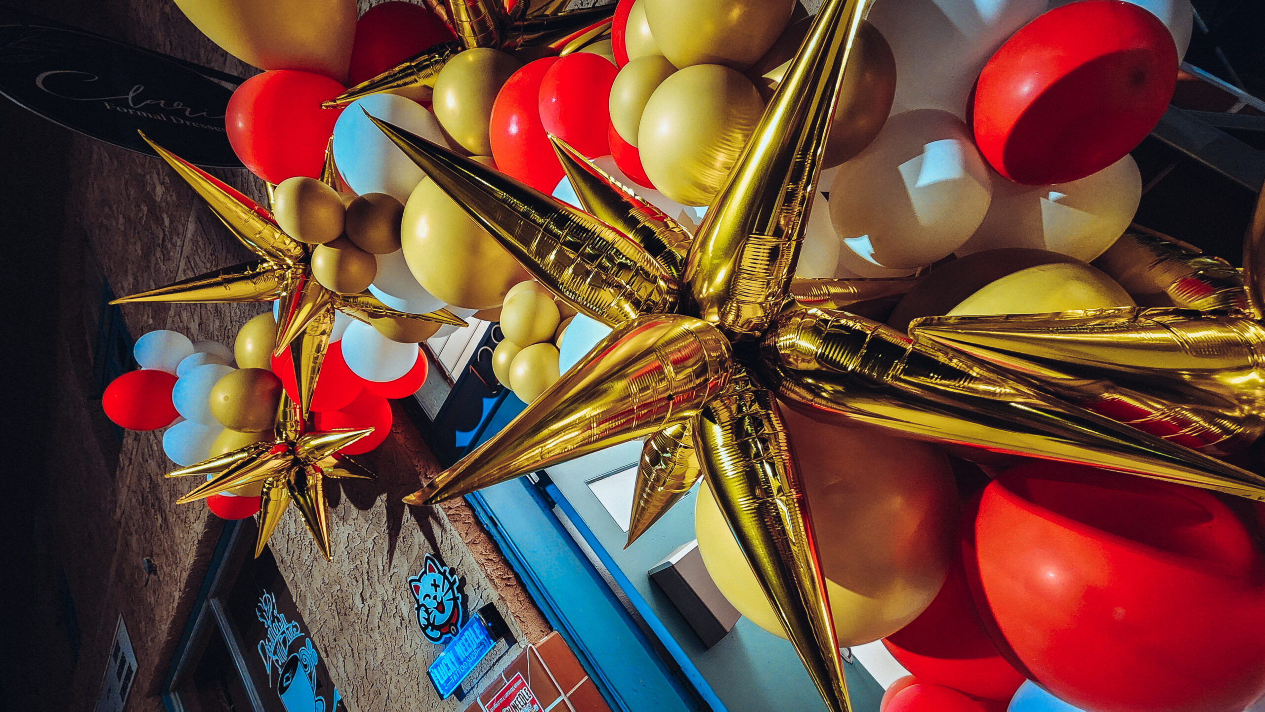 Grand Opening Balloon Arch Front Door