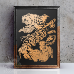 Japanese Sushi Koi Fish Art Print for Sale